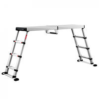 Teleskop-arbeitsplattform Solid Line 4 Stufen - 115480 - G&uuml;nzburger Steigtechnik