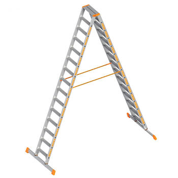 Layher Topic Stufenleiter 2x15 Stufen (1043115)