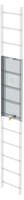 Munk Zugangssperre abschlie&szlig;bar Alu-blank, H&ouml;he 1190 mm