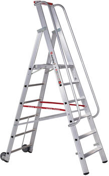Euroline Alu-Stufenstehleiter 1x6 Stufen (3267706)