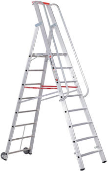 Euroline Alu-Stufenstehleiter 1x8 Stufen (3267708)