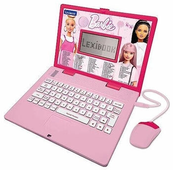 Lexibook Barbie - Ordinateur éducatif bilingue (français/anglais)