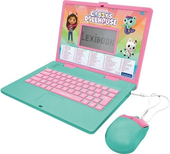 Lexibook Ordinateur éducatif bilingue français/anglais Gabby et la Maison magique (French)