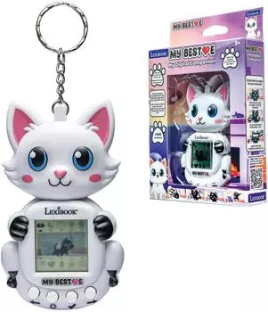 Lexibook My Best-E® Chat Konsole mit LCD-Bildschirm und Schlüsselanhänger (JLMBCAT)