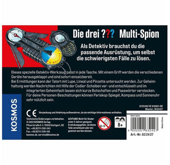 Kosmos Die drei ??? Multi-Spion (632427) – Kosmos Die drei ??? Multi-Spion (632427) vereint Spielspaß mit ersten Forschungsaufgaben