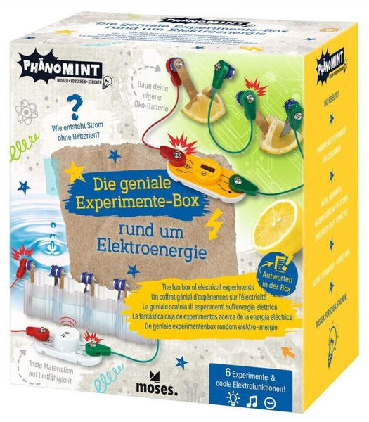moses. Verlag PhänoMINT - Die geniale Box der Experimente rund um Elektroenergie