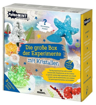 moses. Verlag PhänoMINT - Die große Box der Experimente mit Kristallen