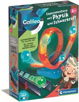 Clementoni Galileo Lab Experimentiere mit Physik und Schwerkraft Experimentierkasten f&uuml;r Kinder ab 5 Jahren von 59382
