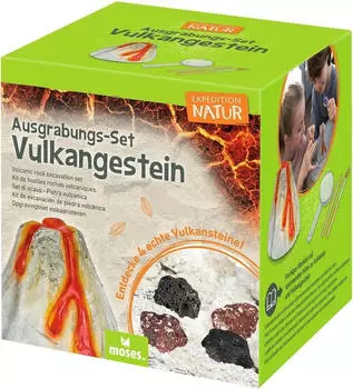 moses. Verlag . VERLAG 9870 Expedition Natur Ausgrabungs-Set Vulkangestein