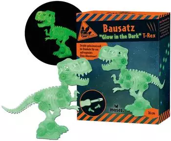 moses. Verlag . VERLAG 40269 Dino Bausatz Glow in the Dark T-Rex