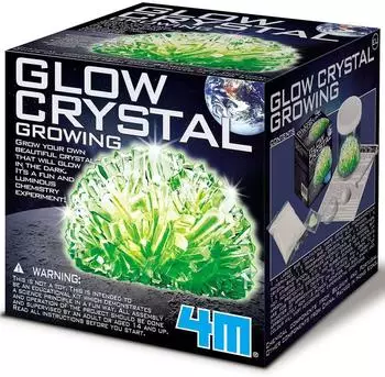 4M Kristallzucht-Set, Glow in the Dark, grün (403918)