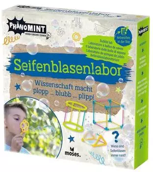 moses. Verlag PhänoMINT Seifenblasenlabor Experimentier-Set (30376)
