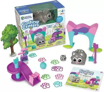 Learning Resources Coding Critters Scamper & Sneaker, programmierbare Haustiere (LER3081)