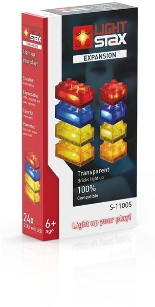 Light Stax Expansion Pack Transparent - red, yellow, blue & orange