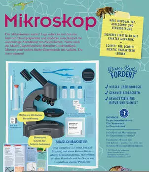 Kosmos Schülermikroskop mit exakter Mechanik (63609)