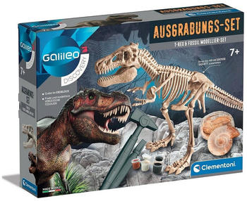 Clementoni Galileo Discovery Ausgrabungs-Set T-Rex und Fossil