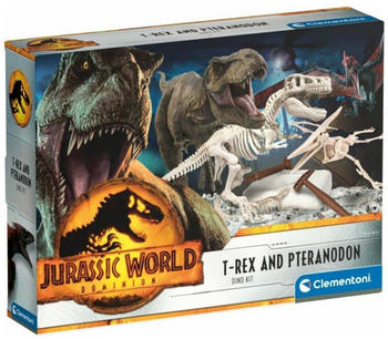 Clementoni Jurassic World - T. Rex and Pteranodon Dig Kit