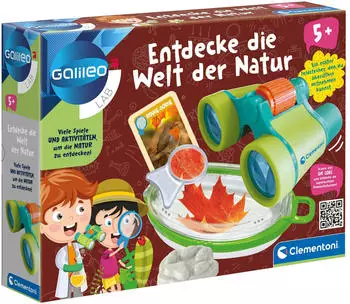 Clementoni Experimentierkasten Galileo, Entdecke die Welt der Natur (59267)