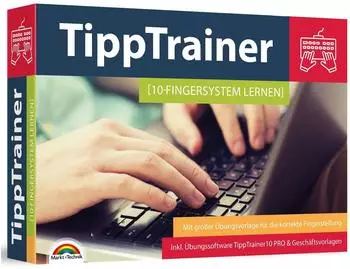 Markt+Technik 10 Finger Tippen am PC lernen &ndash; Maschinenschreiben inkl. Tipp Trainer Software