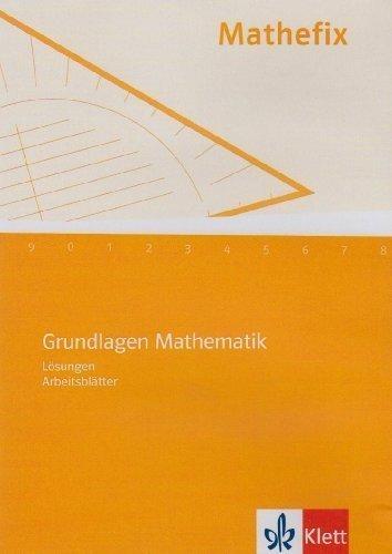 Klett Verlag Mathefix Grundlagen Mathematik Lehrer-CD (DE)