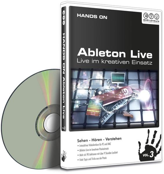 DVD Lernkurs HANDS ON Ableton Live Vol. 3 (DE) (Win/Mac)