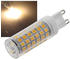 ChiliTec LED Stiftsockel G9, 10W, 970lm 330°, 230V, 3000K, warmweiß