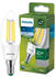 Philips LED Lampe E14 - Kerze B35 2,3W 485lm 4000K ersetzt 40W Einerpack transparent