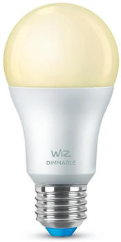 Wiz LED Smart Leuchtmittel in Weiß E27 A60 8W 806lm 2700K 1er-Pack weiß