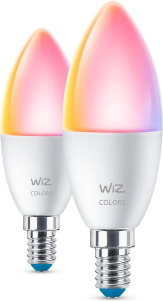Eigenschaften & Allgemeine Daten Wiz LED Smart Leuchtmittel RGBW in Weiß E14 B39 4,9W 470lm 2er-Pack