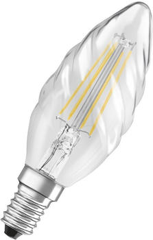 Osram LED Kerzenlampe Superstar Plus gedreht E14 Filament 3,4W 470lm neutralweiss 4000K dimmbar 90Ra wie 40W