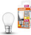 Osram LED Lampe Superstar Plus matt E27 Filament 3,4W 470lm warmweiss 2700K dimmbar 90Ra wie 40W
