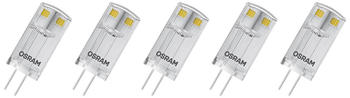 Osram Base PIN LED-Stiftsockel G4 0,9W 100lm 5er F