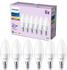 Philips LED-Kerze E14 4,9W 470m 2.700K matt 6er F
