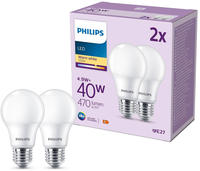 LED-Lampe Standard 4.9W/827 (40W) 2-pack E27