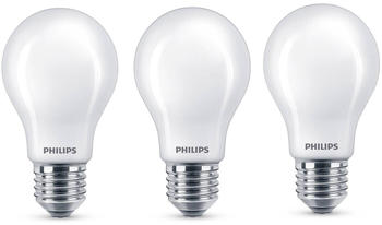 Philips LED-Lampe Classic E27 A60 8,5W 2.700K 3er E