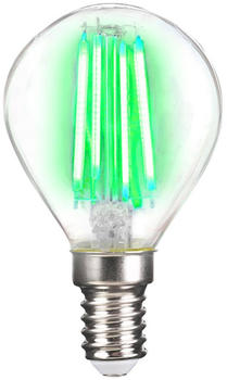 LightMe LED-Lampe E14 4W Filament, grün
