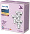 Philips LED-Lampe GU10 4,6W 355lm 827 klar 36° 3er F