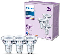 Philips LED-Strahler Set 3x GU10 PAR16 4,6W wie 50W 4000K Neutralwei&szlig; 36&deg; &ndash;