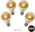 Star Trading LED-Lampe E27 0,23W G80 Filament 24V amber 4er-Set