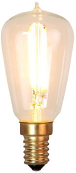 Star Trading E14 1,7W 827 LED-Rustikalampe, dimmbar G