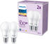 Philips LED-Lampe E27 13W 1.521lm 2.700K matt 2er E