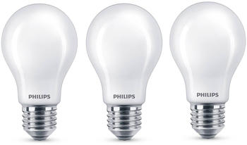 Philips LED-Lampe Classic E27 A60 7W 827 matt 3er E