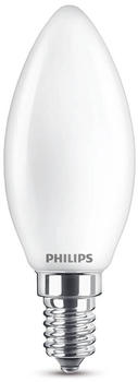 Philips LED-Kerze B35 E14 4,3W 2.700K opal 2er F