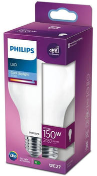 Philips Gl&uuml;hbirne LED Classic E27, A67 17,5W =150W, 2452 lm 6500K, kaltwei&szlig;