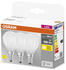 Osram LED Base Tropfen P matt 300° 6-60W/827 warmweiß 806lm E14 220-240V 3er Pack
