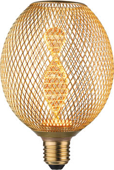 Paulmann PLM 29088 - LED-Lampe Metallic Glow Helix E27, 3,5 W, 130 lm, 1800 K