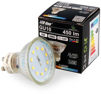 LED line GU10 5W led Leuchtmittel Neutralweiß 4000K 450 Lumen