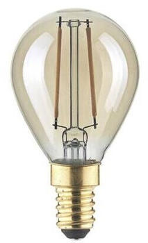 LightMe LM85054 led E14 Tropfenform 4.5 w Bernstein (ø x l) 45 mm x 80 mm 1 St.