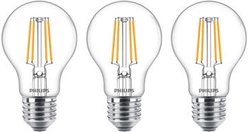 Philips 3 filament led tropfen birnen 8,5w angriff e27 warmes licht 2700k 929002025493 led75wwcldisx3