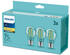 Philips 3 filament led tropfen birnen 8,5w angriff e27 warmes licht 2700k 929002025493 led75wwcldisx3